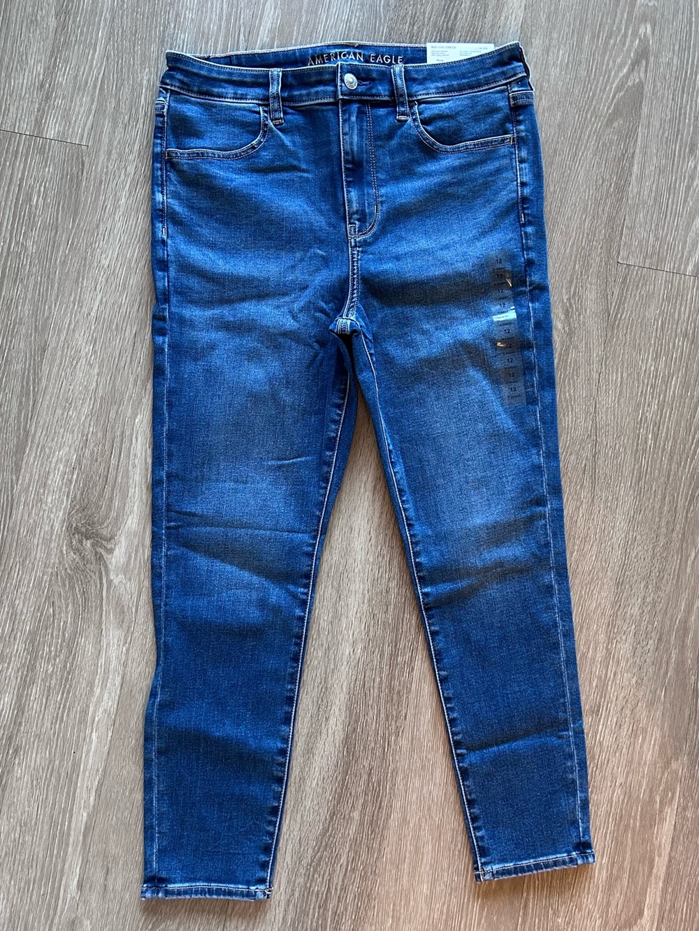 American Eagle Next Level Stretch High-Rise Jegging 12 X-Short Brilliant Blue
